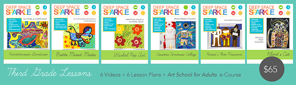 Third Grade Lessons Art Curriculm Copy - Poster (1000x288), Png Download