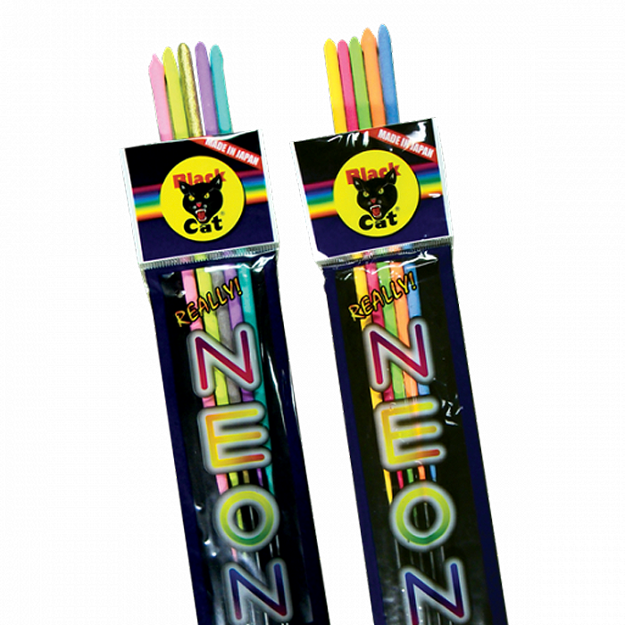 Black Cat Neon Sparkler - Black Cat Neon Sparklers (700x700), Png Download