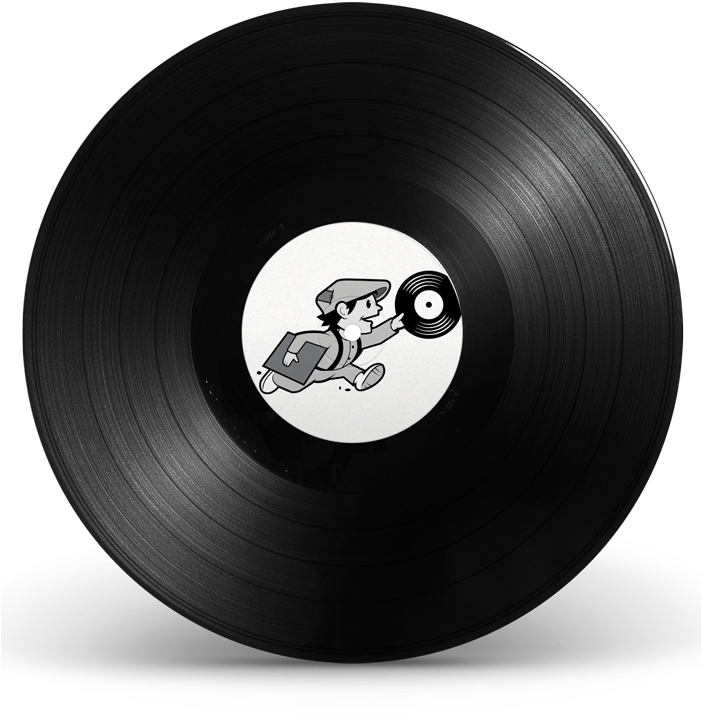 Kaneshii Press Records - Vinyl Record (700x753), Png Download