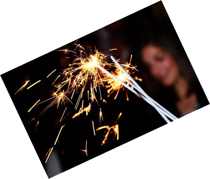 10 Inch Gold Wire Sparkler - 10-inch Gold Wire Sparklers (673x575), Png Download