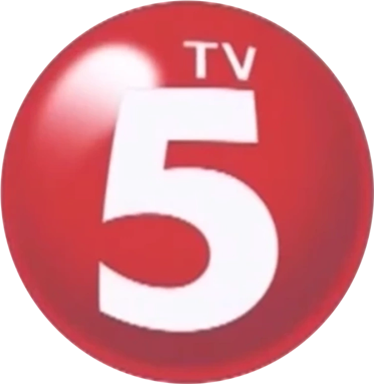 Tv5 3d Red Circle 2017 - Tv 5 Logo Png (812x836), Png Download