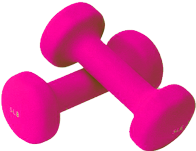 Pink Dumbbell Png - Train (400x400), Png Download