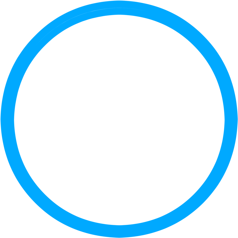 blue circle no background