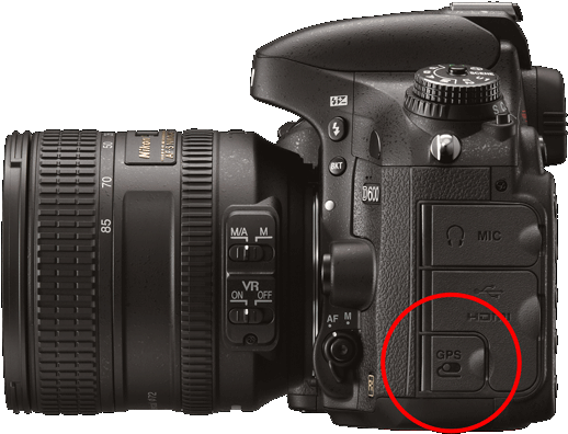 Cable Release Icon Idea - Nikon D600 Ports (600x400), Png Download