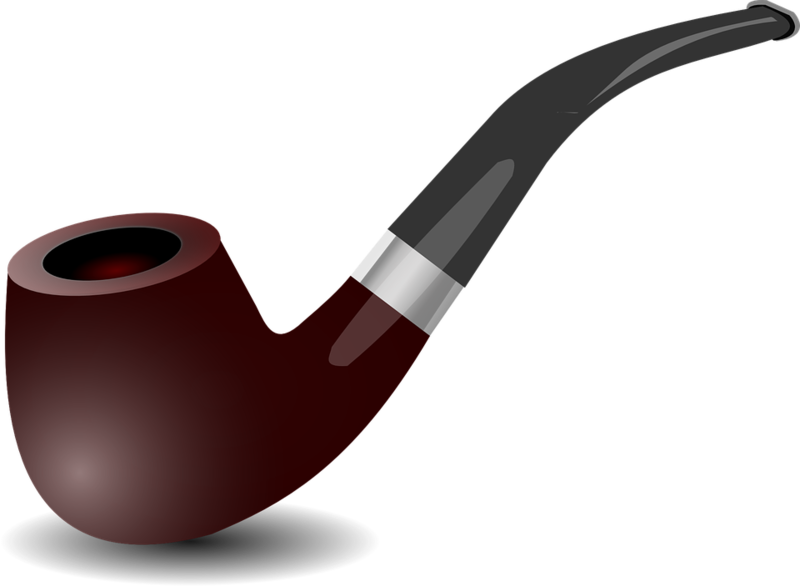 Pipe, Smoking, Tobacco, Unhealthy, Nicotine, Fume - Smoking Pipe Clipart (640x469), Png Download