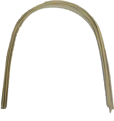 These Wires Are Coated Stainless Steel Or Coated Niti - Arch (677x524), Png Download