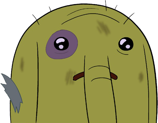 Tree Trunks Sad And Dirty - Adventure Time Tree Trunks Sad (511x398), Png Download