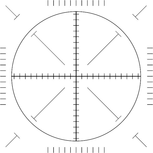 Crosshair, Cross Wires, Crossed Threads, Crosslines - Sniper Optic Png (640x638), Png Download