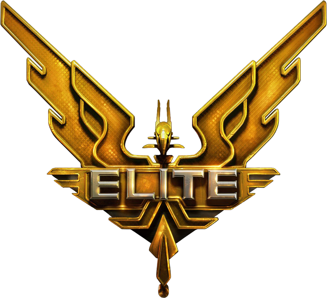 Golden Elite Logo - Elite Dangerous Logo (1912x1200), Png Download
