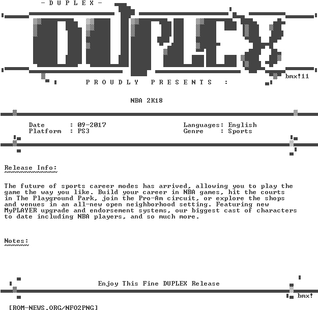 Nba - 2k18 - Ps3-duplex - - Ps3 Duplex (632x624), Png Download