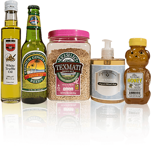 Process Color Labels On Bottles And Containers - Rice Select Texmati Brown Rice, 32 Oz (pack Of 4) (539x503), Png Download