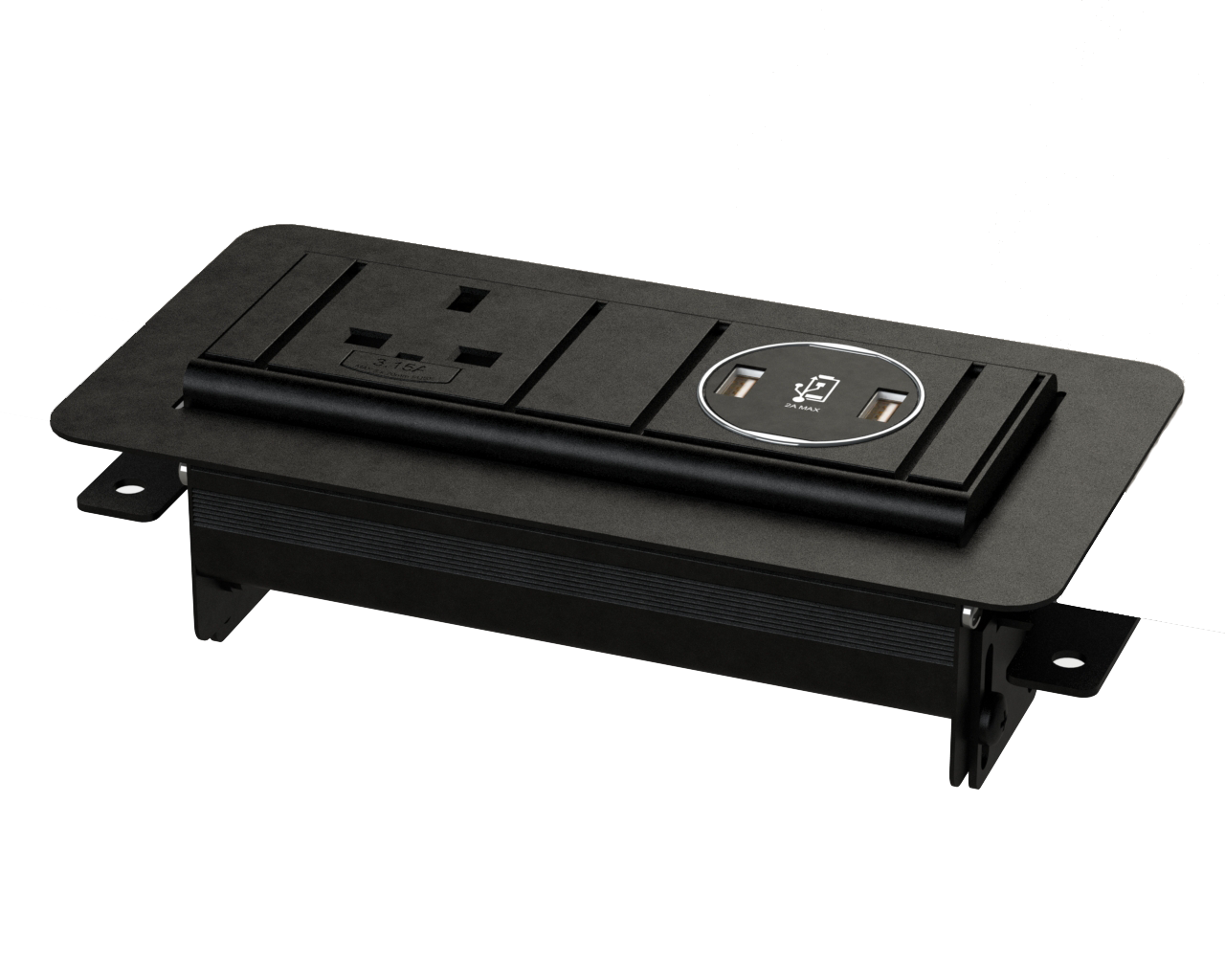 Black Surface Module - Power Module (1280x1024), Png Download