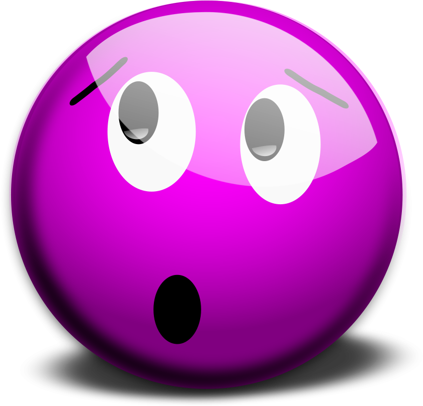 How To Set Use Smiles Face Purple Clipart (900x861), Png Download
