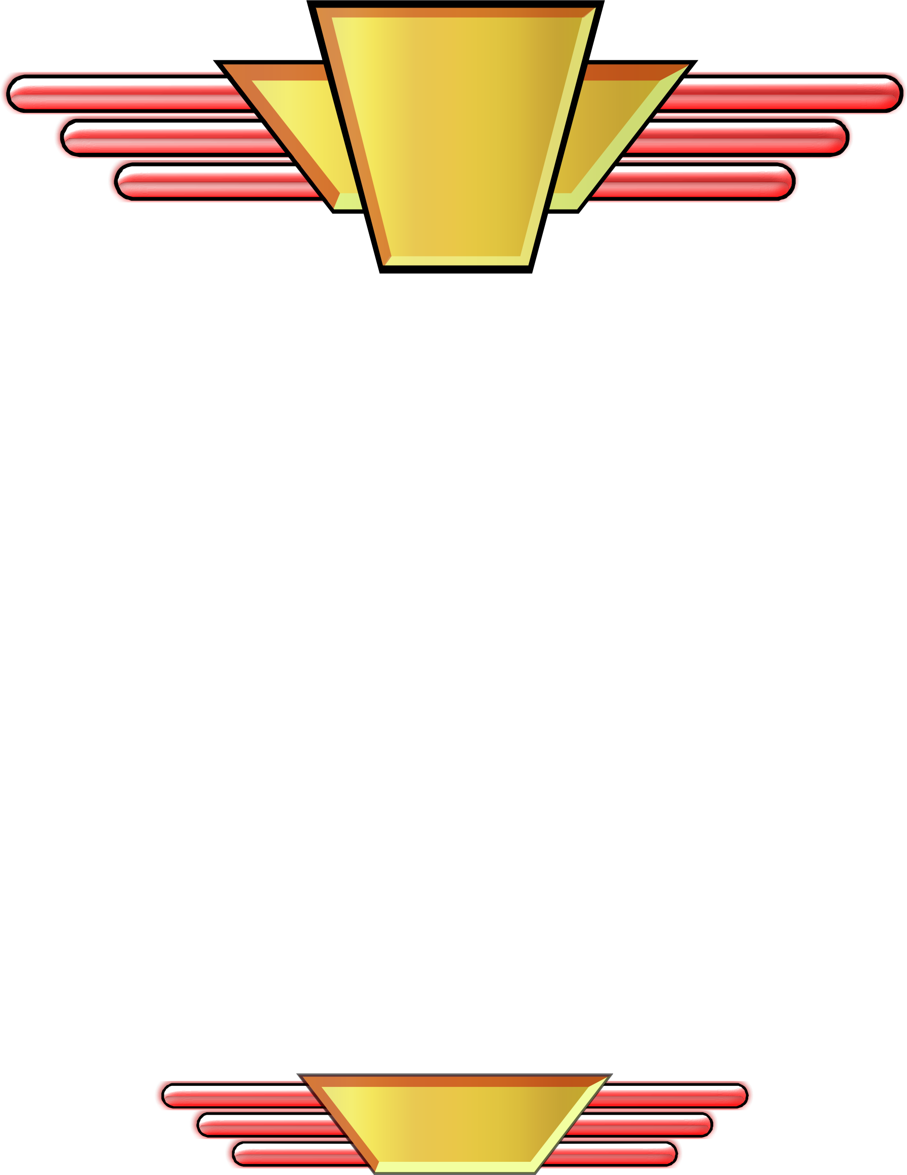 Clipart Art Nouveau Frame Remix - Art Deco Borders Png Clip Art (1793x2322), Png Download