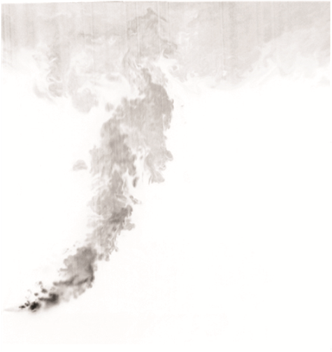 Smoke Plume Png - Monochrome (903x502), Png Download