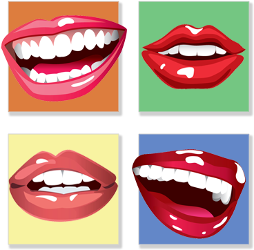 Smiles - Dental Smile (390x393), Png Download