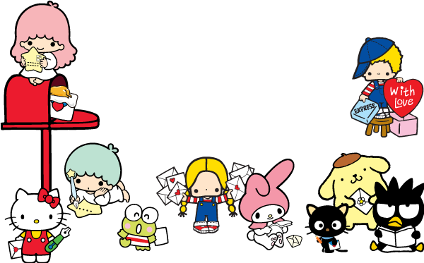 High Quality Hello Kitty Wallpapers, Cristy Alvis - Aggretsuko And Hello Kitty (600x373), Png Download