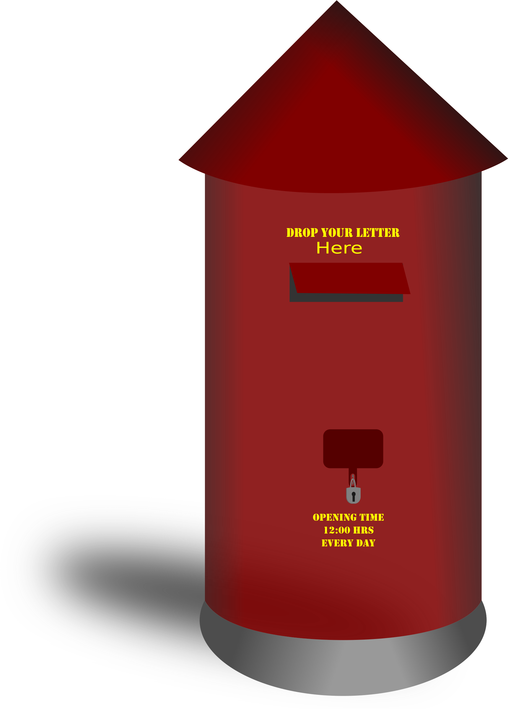 Postbox Clipart (577x800), Png Download