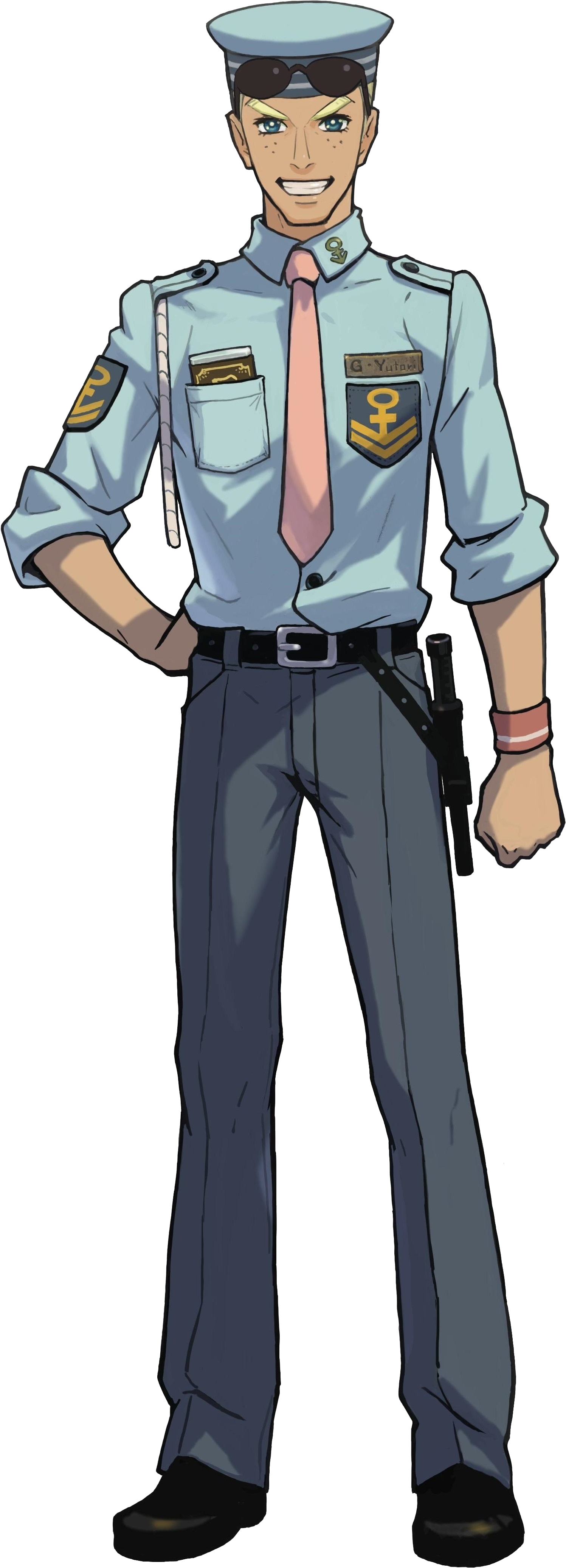 Johnny Smiles - Johnny Smiles Ace Attorney (1497x4143), Png Download