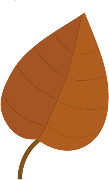 Fall Leaves Clip Art - Autumn Leaf Color (444x591), Png Download