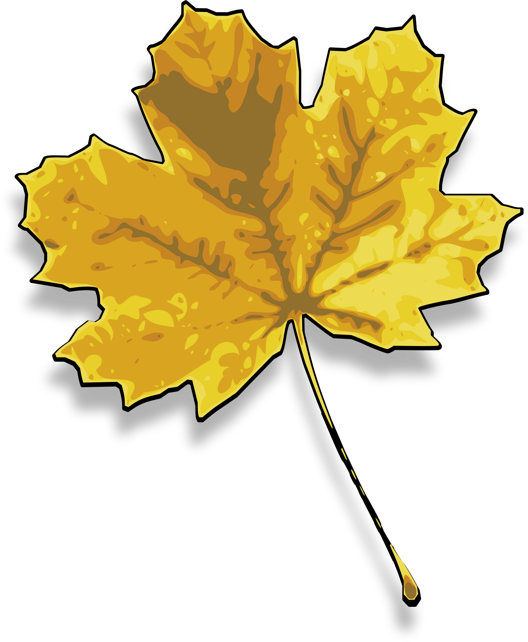 Big Image Png - Dried Leaf Clip Art (1847x2245), Png Download