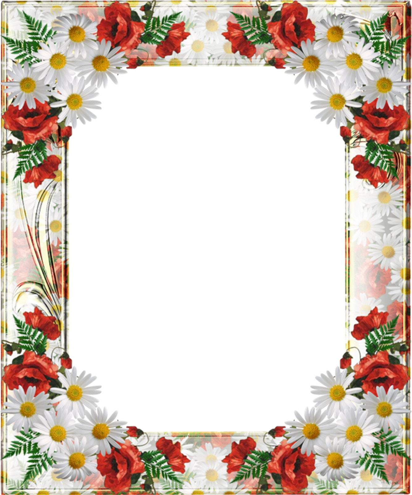 Blog Da Garota Esperta - Bordes De Flores Rojas Png (1334x1600), Png Download