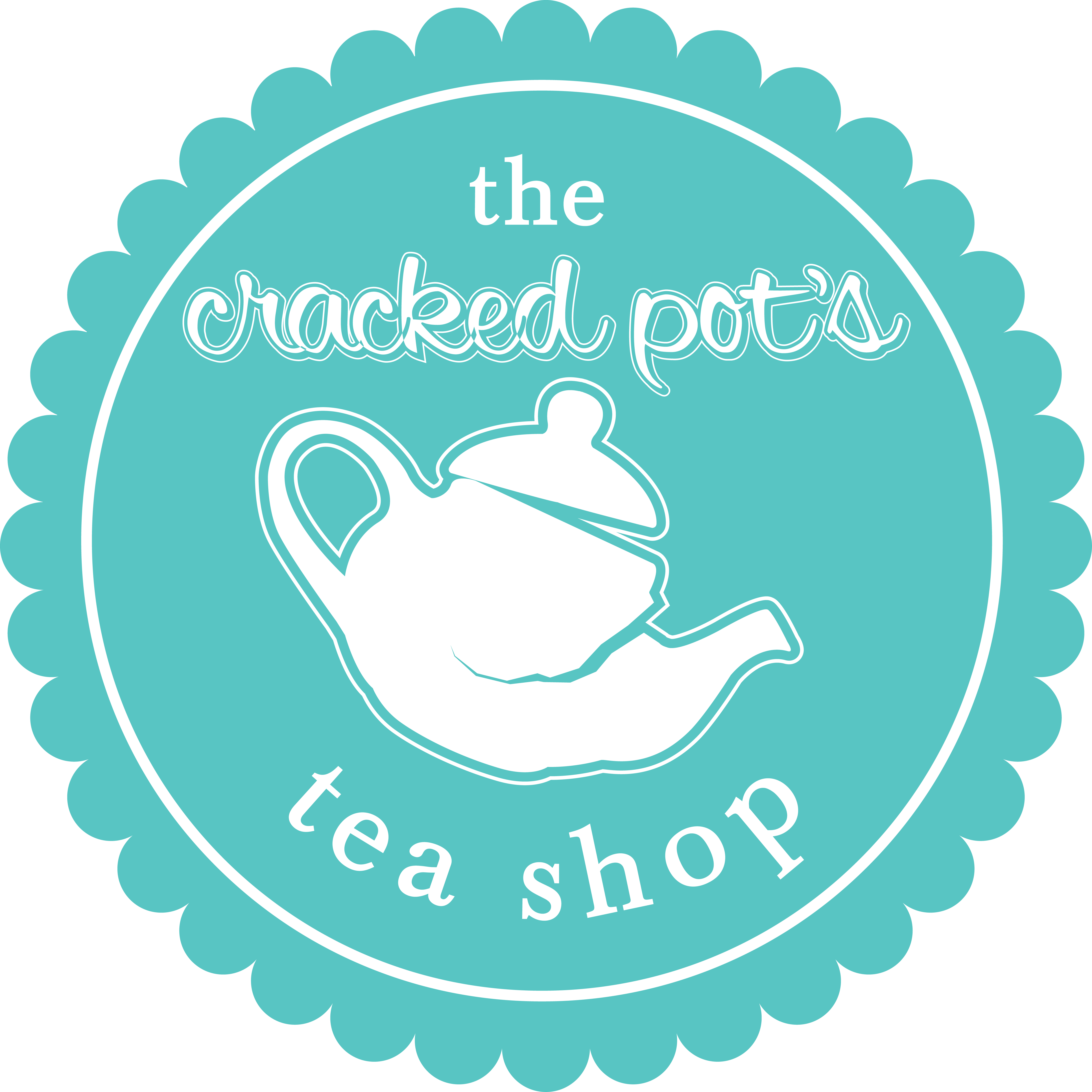 The Cracked Pots Tea Shop - Justice Of The Peace Logo (4868x4868), Png Download