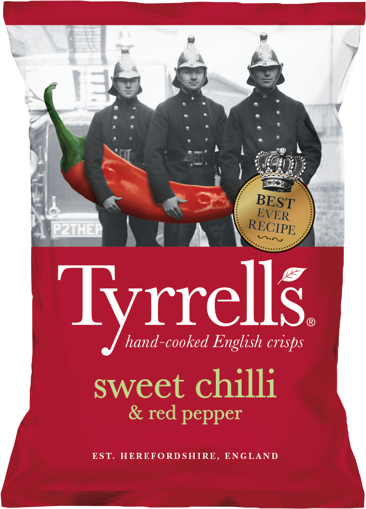Sweet Chilli & Red Pepper - Tyrrells Sweet Chilli & Red Pepper (874x1104), Png Download