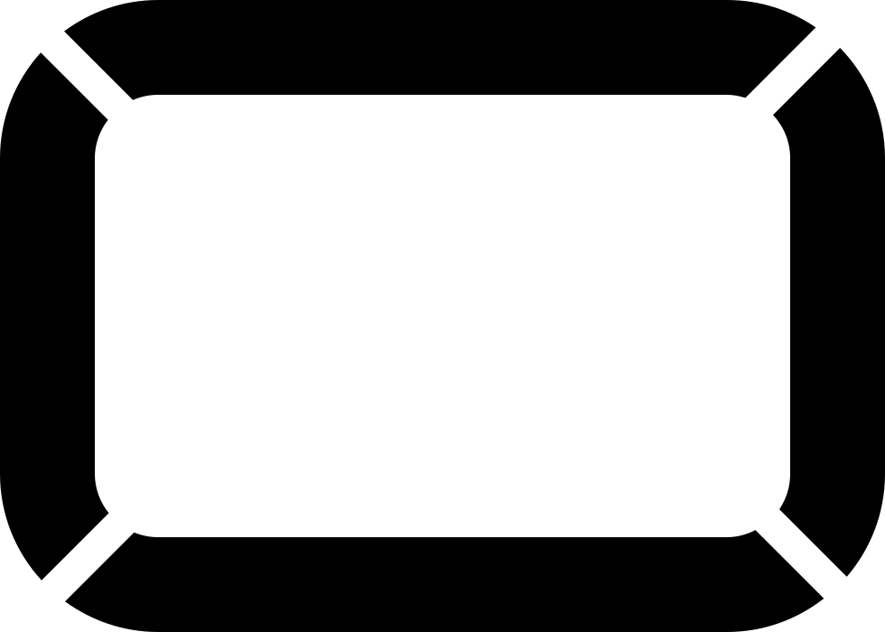 Rounded Rectangle - - Monster Truck Pumpkin Stencils (980x700), Png Download