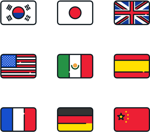 Flags Collection - Banderas Iconos (600x564), Png Download