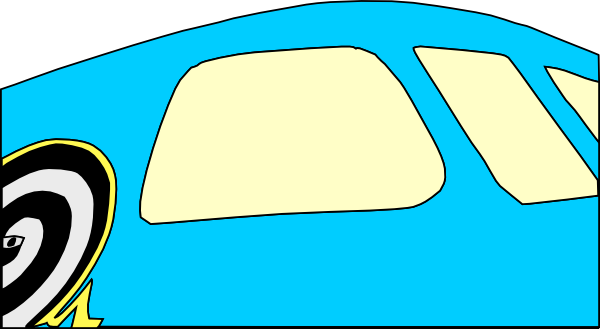 Free Vector Plane Windows Clip Art - Front Window Of A Plane Clipart (600x329), Png Download