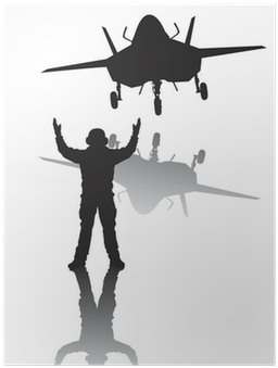 Stealth Plane And Aircraft Carrier Crewman - Airplane (400x400), Png Download