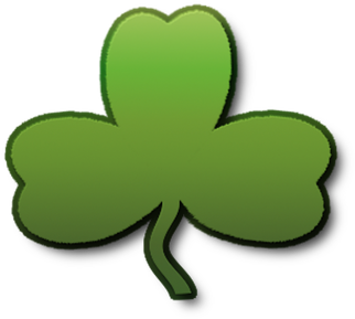 Shamrock St Patrick's Day Lucky Symbol Sai - Shamrock (356x340), Png Download