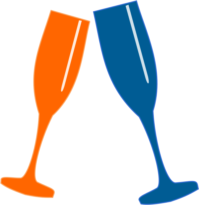 How To Set Use Champagne Glass Clipart (900x675), Png Download