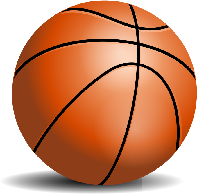 Basketball Vector - Basketball Clipart (600x600), Png Download