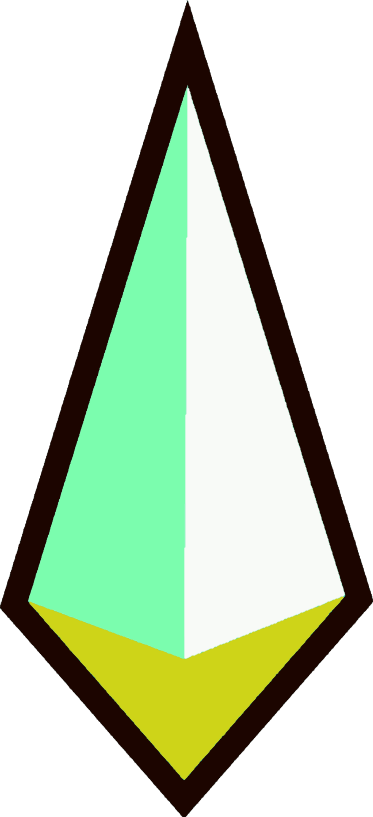 Jasper Gem Green Light - Light Green Gem Steven Universe (373x817), Png Download