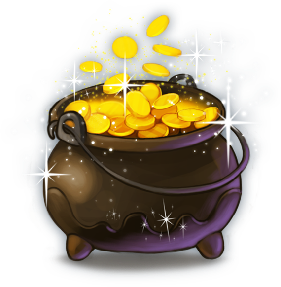 06 Symbol Cauldron Goldenshamrock Thumbnail - Thumbnail (631x583), Png Download