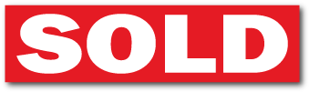 Sold Real Estate Sign Stickers, Pack Of - Sold Real Estate Sign (350x350), Png Download