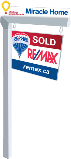 Re/max Associates Who Display The Miracle Home Sign - Remax (250x538), Png Download