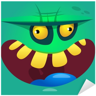 Cartoon Zombie Face Vector Icon - Vector Graphics (400x400), Png Download