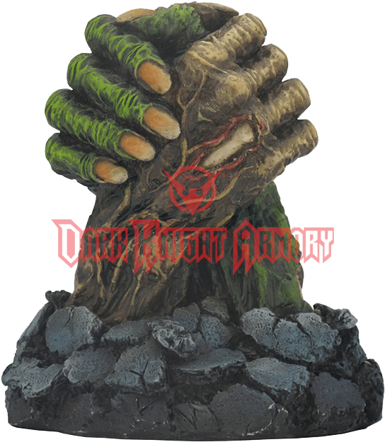 Zombie Hand Holding Statue - Unicorn Studios Wu76468va Zombie Hands Held Together (642x642), Png Download