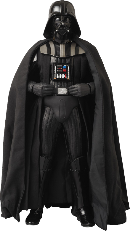Darth Vader Clipart Black Background - Darth Vader Transparent Background (439x780), Png Download