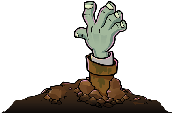 Plants Zombie - Plants Vs Zombies Mano (600x395), Png Download