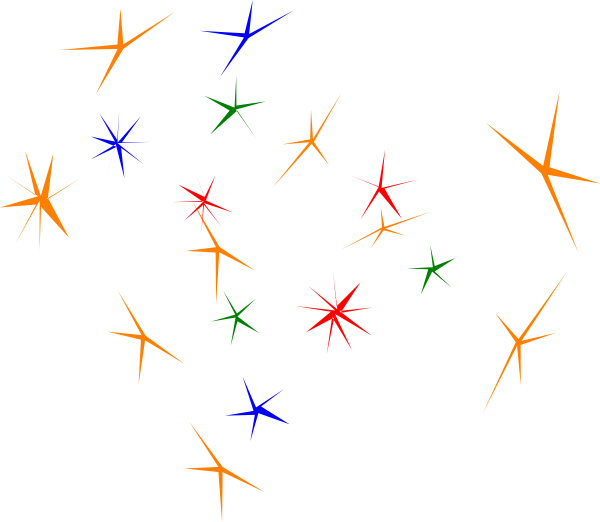 Gold Sparkle Star Clipart - Sparkle Clip Art (600x522), Png Download