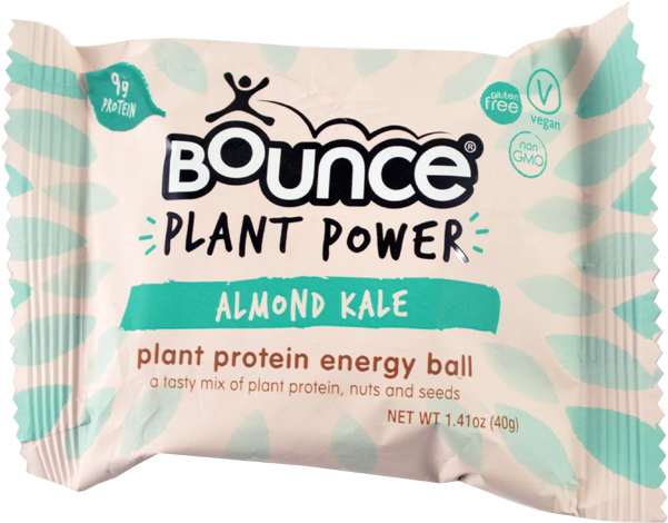 Bounce Plant Power Plant Protein Energy Ball Almond - Bounce V Life Almond Kale Ball (1 X 40g) (650x650), Png Download