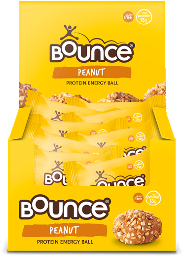 Box - Bounce Coconut Cranberry Bites 90g (445x550), Png Download