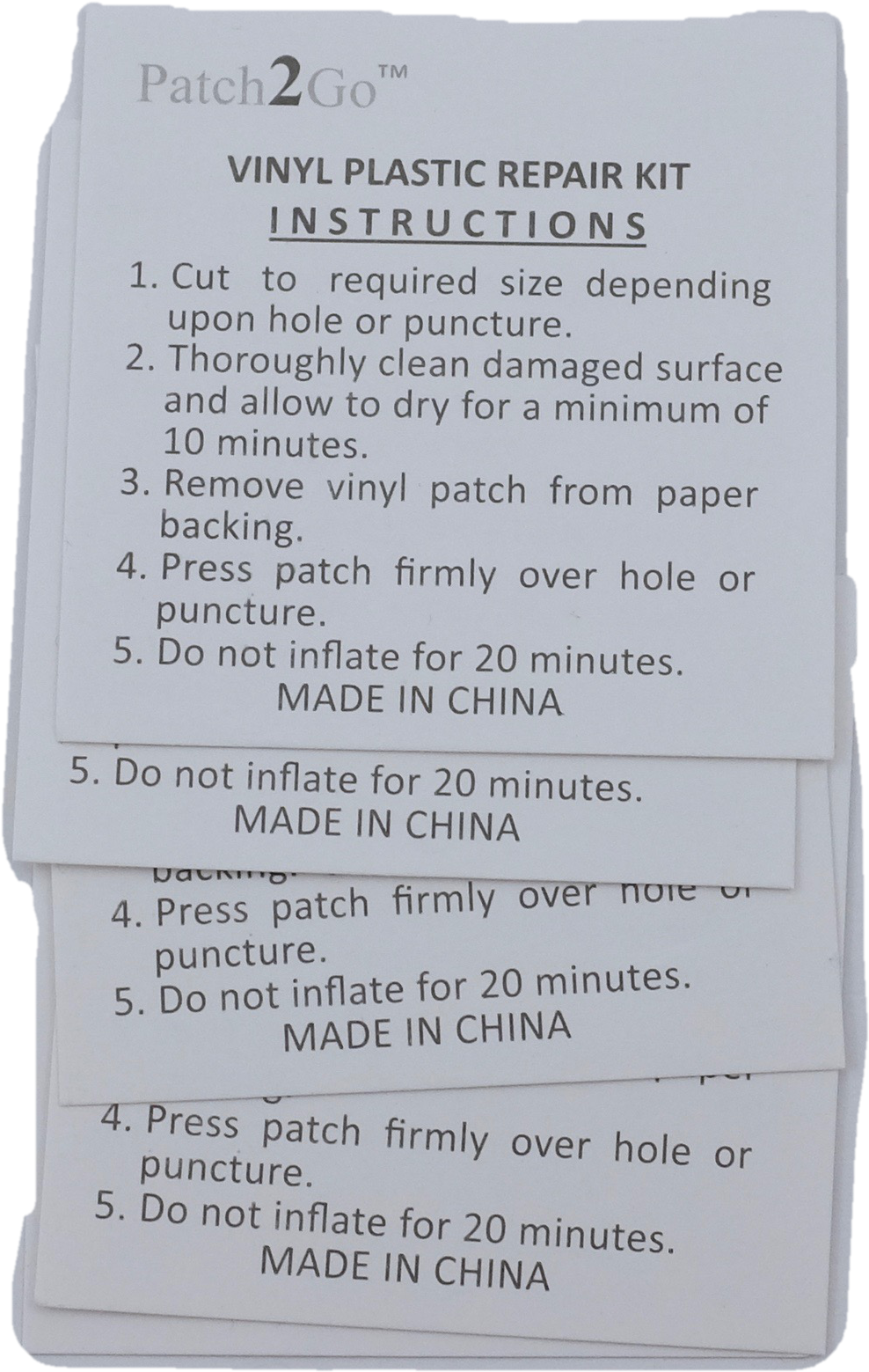 Patch2go Tent Repair Kit - Ink (1888x1842), Png Download