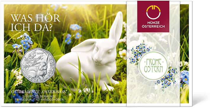 5-euro Easter Bunny Blister Pack - Austrian Mint (716x716), Png Download