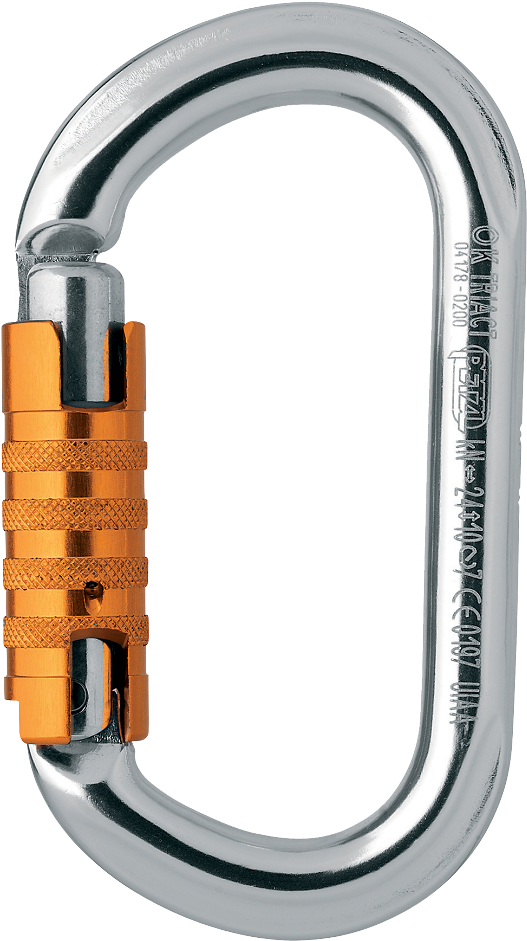 Petzl Ok Autolock Carabiner - Petzl Ok Triact Lock Carabiner (666x1000), Png Download