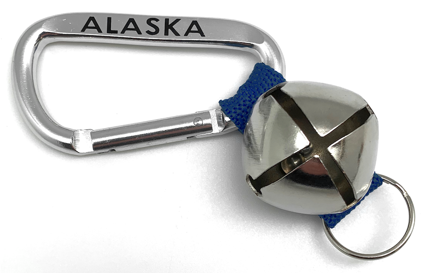 Carabiner Bear Bell Keychain - Carabiner (850x850), Png Download